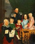Ф.М. Славянский. Семейный портрет. 1852. Государственная Третьяковская галерея. Москва